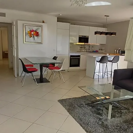 3 Pieces Climatisees Dans Avec Piscine Appartement